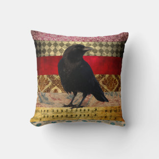 Coussin Corbeau éphémère