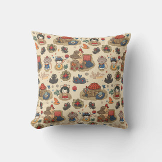 Coussin coréen Chuseok
