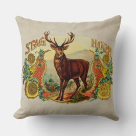 Coussin Corne de stade vintage