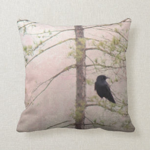 Coussin Corneille printanière