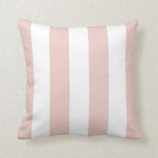 Coussin Cornouiller mou et carreau rayé blanc