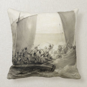 Coussin Cosaques d'Azov embarquant un corsaire turc