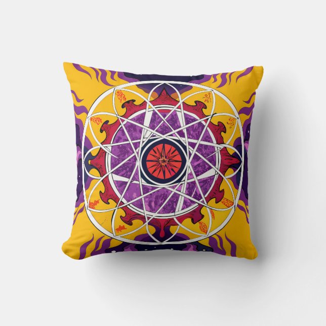 Coussin Cosmic Mandala (Recto)