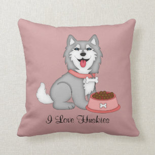 Coussin Costaud gris et blanc (fille)