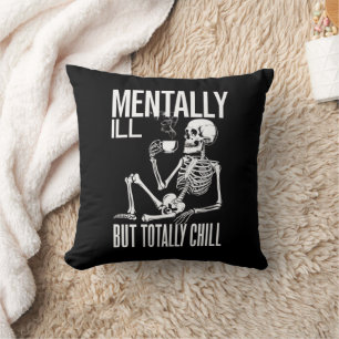 Coussin Costume d'Halloween Malade Mental Mais Totalement 