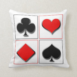 Coussin costumes de carte de jeu 3D