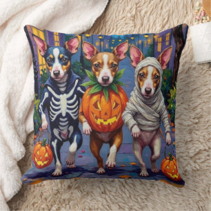 Coussin Costumes d'Halloween de Rat Terrier