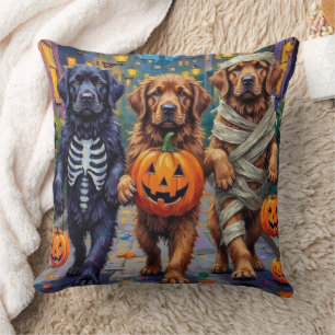 Coussin Costumes d'Halloween de Terre-Neuve-et-Labrador