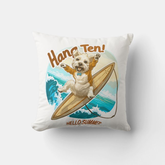 Coussin Cosy Coastal Pup (Recto)