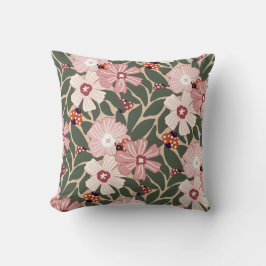Coussin Cosy Woodland Ladybugs & Couleurs Fleurs sauvages 