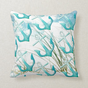 Coussin côtier d'Ancres d'océan nautique de plage