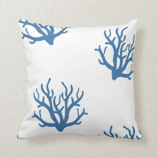 Coussin côtier de corail bleu de lancer