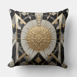 Coussin Coton focal Yantra 51 x 51 cm (20 po x 20 po)