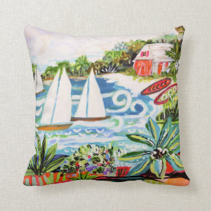 Coussin Cottage rouge de la baie II