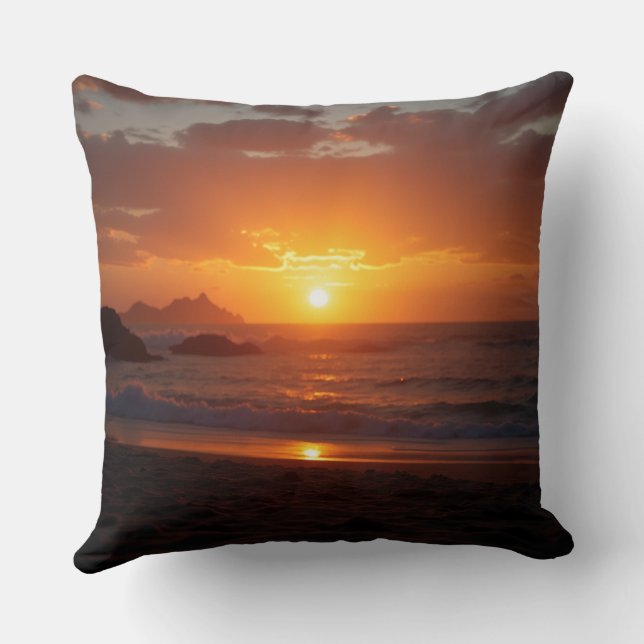 Coussin coucher de soleil (Verso)
