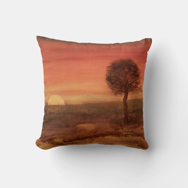 Coussin Coucher de soleil (Recto)