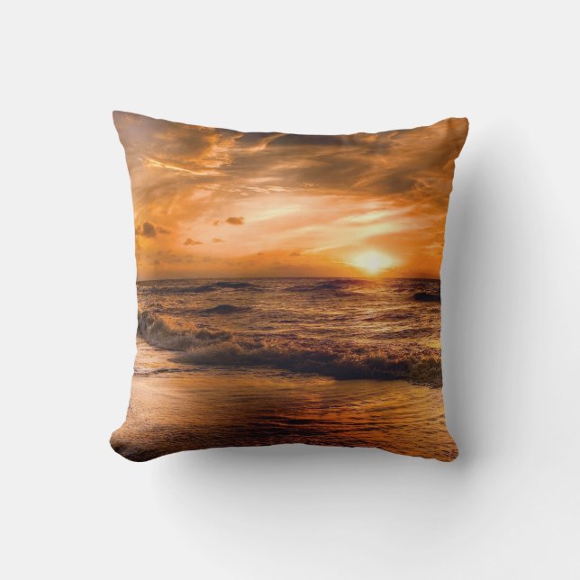 Coussin Coucher de soleil (Recto)