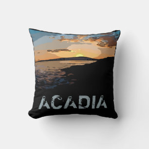 COUSSIN COUCHER DE SOLEIL ACADIA