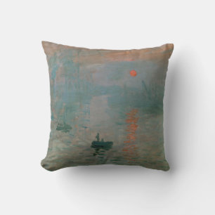 Coussin Coucher de soleil de Monet