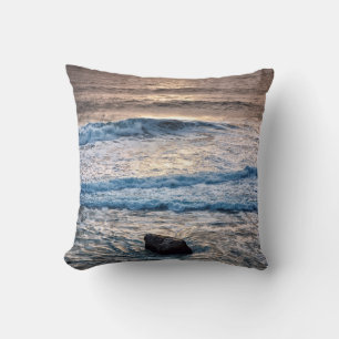 Coussin Coucher de soleil délicat sur la plage
