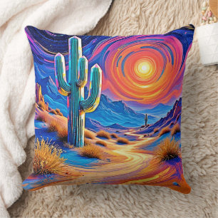 Coussin Coucher de soleil du désert