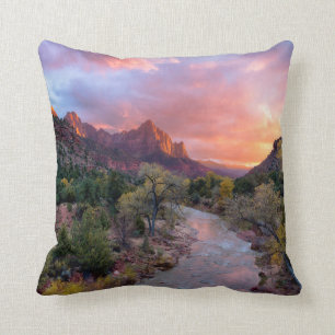 Coussin Coucher de soleil sur le gardien