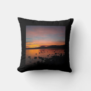 Coussin Coucher de soleil sur le lac Tahoe