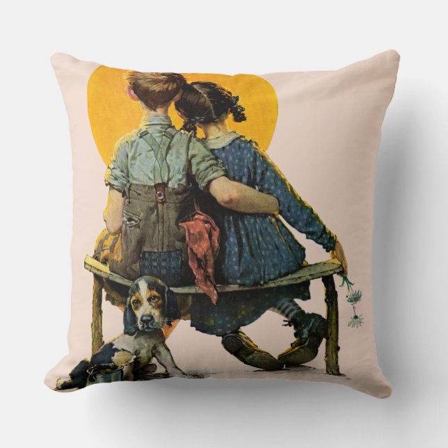 Coussin Coucher du soleil (Recto)