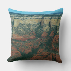 Coussin Couches de rochers rouges à Sedona Arizona