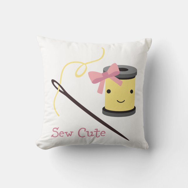 Coussin Coudre mûre (Recto)