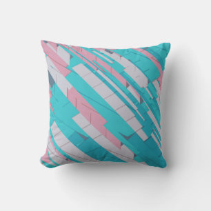 Coussin Couleur Abstrait motif Jeu d'oreiller