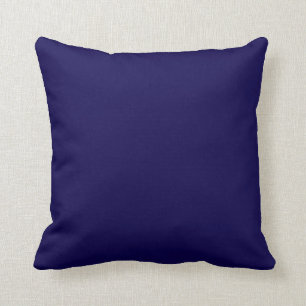 Coussin Couleur bleu Cobalt solide