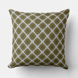 Coussin Couleur Carré en noix sur le Motif d'écran