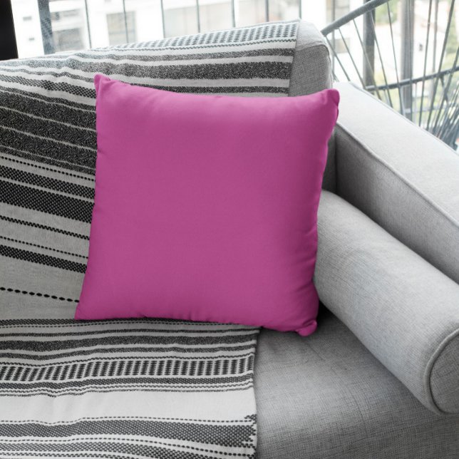 Coussin Couleur de tendance - Berry Pink (Créateur téléchargé)
