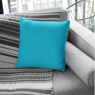Coussin Couleur de tendance - Cyan Vivid