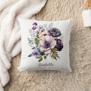 Coussin Couleur d'eau jolie couleur violet