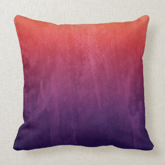 Coussin Couleur d'eau pourpre et orange Expolsion
