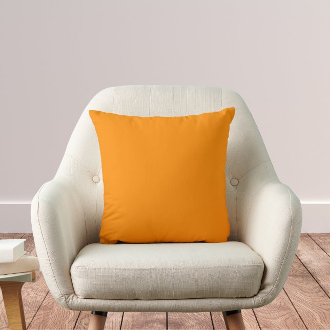 Coussin Couleur foncée orange (Créateur téléchargé)