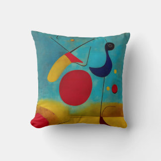 Coussin Couleur moderne Abstrait coureur de route
