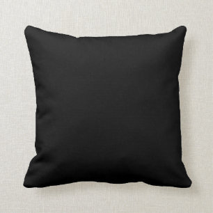 coussin couleur noire