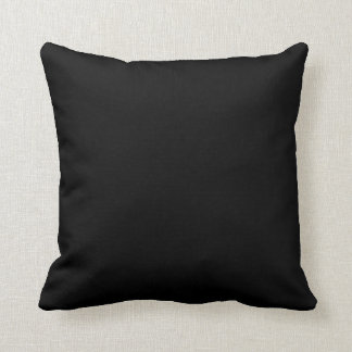 Coussin Couleur simple et noire