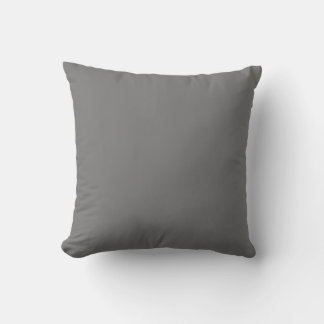Coussin Couleur simple gris foncé