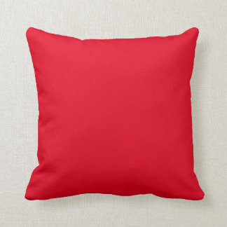 Coussin Couleur simple rouge