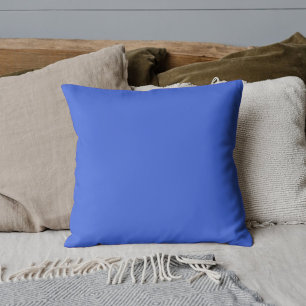 Coussin Couleur solide bleue royale Classique Élégant