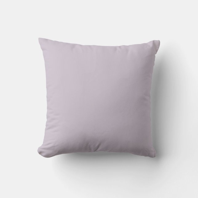 Coussin Couleur solide de la Wisteria légère (Recto)