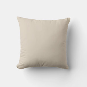 Coussin Couleur solide en lin naturel