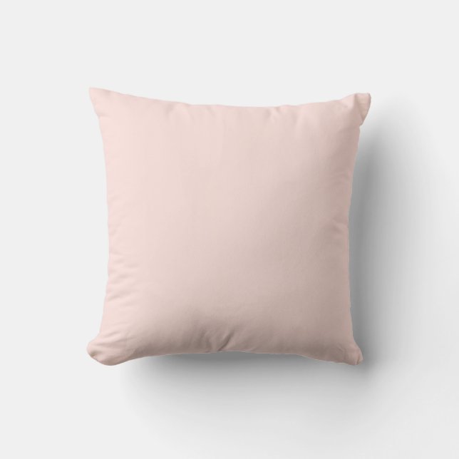 Coussin Couleur solide Rose (Recto)