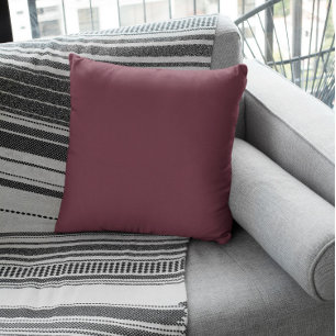 Coussin Couleur tendance - Vin rouge foncé