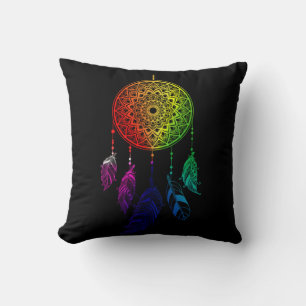 Coussin Couleurs arc-en-ciel Dream Catcher