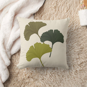 Coussin Couleurs Arrière - plans personnalisables Feuilles